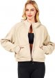 Workout Hoodies Zip Up Sweatshirt Pullover Long Sleeve Crop Hoodies
